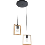 GloboStar Edison Vintage �������� ��������� �������� ������ 2 x E27 IP20 ���� ���� - �40 x �20 x �45cm - (203-0021)