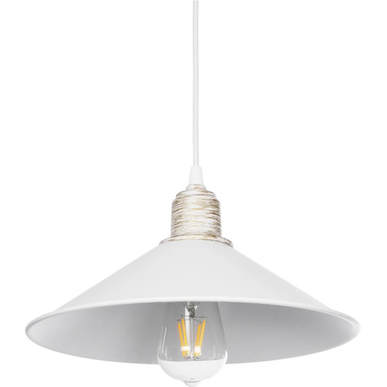 GloboStar Ferro �������� �������� ��������� ������� �������� 1 x E27 IP20 ����� & ����� �������� - �30 x �30 x �15cm - (203-0083)