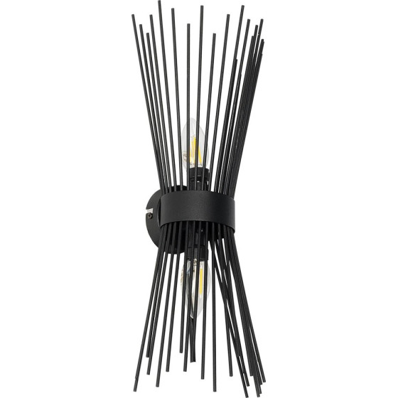 GloboStar Horn Vintage ��������� ��������� ������ ������ 2 x E14 IP20 ����� ������� - �14 x �17 x �44.5cm - (203-0043)