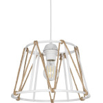 GloboStar Jute �������� �������� ��������� ������ �������� 1 x E27 IP20 ����� ������� �� ���� ������ - �30 x �30 x �23cm - (203-0091)