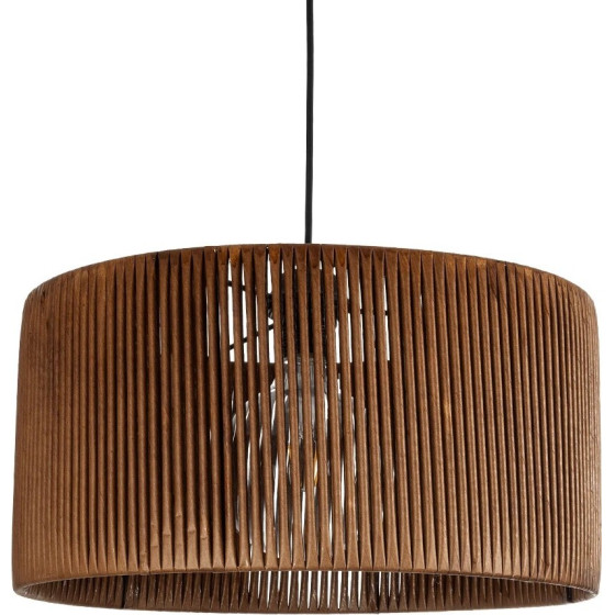 GloboStar Kyclos Boho �������� ��������� ������ �������� 1 x E27 IP20 ���� Rattan - M40 x �40 x �25.5cm - (203-0047)