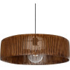 GloboStar Kyclos Boho �������� ��������� ������ �������� 1 x E27 IP20 ���� Rattan - M55 x �55 x �20cm - (203-0045)