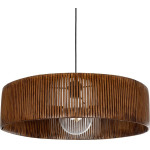 GloboStar Kyclos Boho �������� ��������� ������ �������� 1 x E27 IP20 ���� Rattan - M55 x �55 x �20cm - (203-0045)