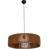 GloboStar Kyclos Boho �������� ��������� ������ �������� 1 x E27 IP20 ���� Rattan - M55 x �55 x �20cm - (203-0045)