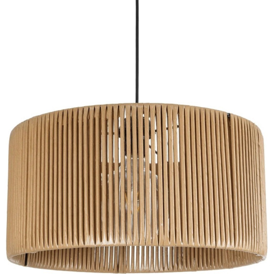 GloboStar Kyclos Boho �������� ��������� ������ �������� 1 x E27 IP20 ���� Rattan - M40 x �40 x �25.5cm - (203-0049)