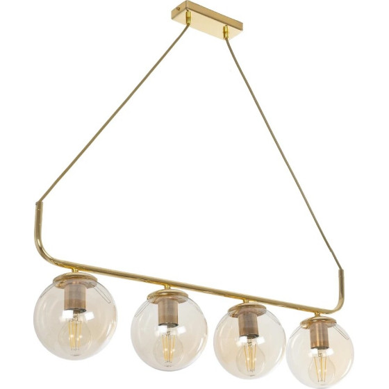GloboStar Lattice �������� �������� ��������� ���� �������� 4 x E27 IP20 ����� ������� �� M��� ����� - �78 x �15 x �81cm - (203-0019)