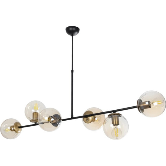 GloboStar Lattice �������� �������� ��������� ���� �������� 6 x E27 IP20 ����� & ���������� ������� �� M��� ����� - �120 x �32 x �32cm - (203-0017)