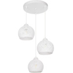 GloboStar Yasam Vintage �������� ��������� ������ ������� 3 x E27 IP20 ����� ����� - �42 x �42 x �54cm - (203-0023)