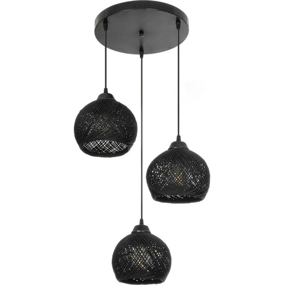 GloboStar Yasam Vintage �������� ��������� ������ ������� 3 x E27 IP20 ����� ����� - �42 x �42 x �54cm - (203-0022)