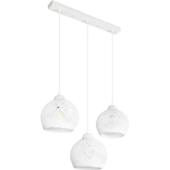 GloboStar Yasam Vintage �������� ��������� ���� ������� 3 x E27 IP20 ����� ����� - �45 x �18 x �30cm - (203-0027)