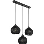 GloboStar Yasam Vintage �������� ��������� ���� ������� 3 x E27 IP20 ����� ����� - �45 x �18 x �30cm - (203-0026)