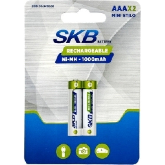 SKB 38.0490.60 - ����������������� ��������� MH1000AAa 2 ���. Ni-Mh 1000mah