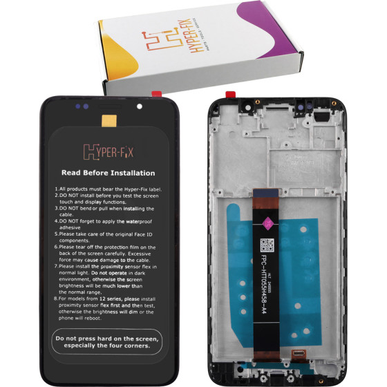 HYPER-Fix Huawei Y5 2018/Y5 Prime 2018/Honor 7S ����� + Touch Screen + Lens + Frame Black Service Pack - (HF-02351XHU)