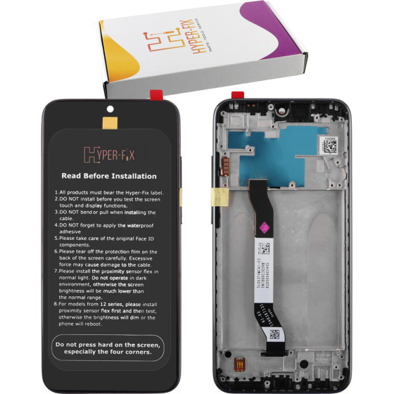 HYPER-Fix Xiaomi Redmi Note 8T ����� + Touch Screen + Lens + Frame Black Service Pack - (HF-5600040C3X00)