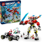 Lego DREAMZzz(TM): Cooper�s Tiger Mech & Zero�s Hot Rod Car (71497)