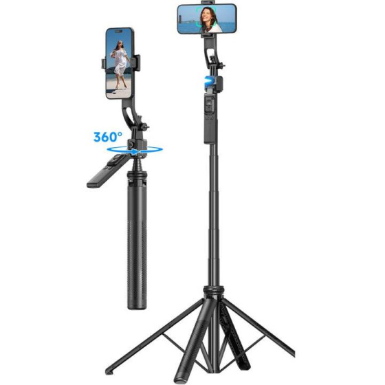 Devia �������� Selfie Stick & ������� C17 �� Ai Face Tracking ��� Smartphones ������� 65 ��� 95mm ����� - (ES086)
