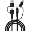 Devia ������� �������� Usb 2.0 4in1 EC504 Usb C �� Usb A & Usb C & Lightning Pd 27+60W 1.5m Extreme ����� - (121553, EC504)
