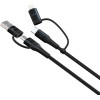 Devia ������� �������� Usb 2.0 4in1 EC504 Usb C �� Usb A & Usb C & Lightning Pd 27+60W 1.5m Extreme ����� - (121553, EC504)
