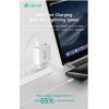 Devia ��������� �������� ������� �������� �� ������ ����� Usb A & 2xUsb C Gan Pd 65W Extreme ����� - (RCE-6505ACCL)