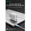 Devia ��������� �������� ������� �������� �� ������ ����� Usb A & 2xUsb C Gan Pd 65W Extreme ����� - (RCE-6505ACCL)