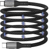 Maxlife ������� �������� Usb 2.0 Magnetic Nylon Usb C �� Usb C 100W 1m ����� - (MXUC-11)