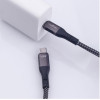 Maxlife ������� �������� Usb 2.0 Magnetic Nylon Usb C �� Usb C 100W 1m ����� - (MXUC-11)