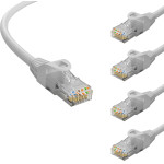 Powertech ������� ������� Cat 6 U/UTP, CCA, 250Hz, 0.5m, ����, 5��� - (CAB-N414-5)