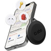 SBS Tracker Compatible With Apple Find My Black - (TEFINDBTAPK)