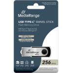 MediaRange Usb 3.2 Gen1 Type-C(R) Flash drive, 256GB - (MR1955)
