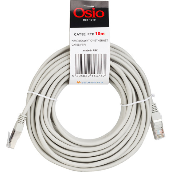 Osio K������ ������� �thernet Cat5e (FTP) RJ45 �� RJ45 10m - (OEK-1310)