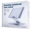 Gembird Rotating Notebook Riser Stand For 15.6' Devices Spacegrey - (NBS-DR1-01)