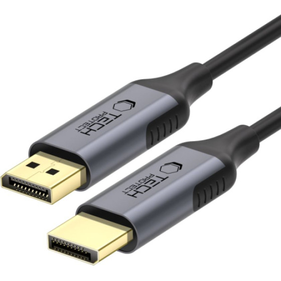 Tech-Protect Tech Protect Ultraboost Adapter Cable Displayport To Displayport 4K 1.4 200cm Black - (TPDPDPB)