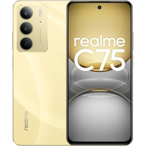Realme C75 4G 256GB (8GB Ram) Dual-Sim Lightning Gold Eu - (RMX3941256LG)