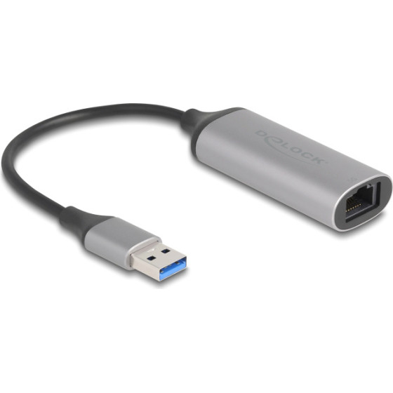 DeLock ���������� ������� USB, 5GBps Ethernet, ����� - (81571)