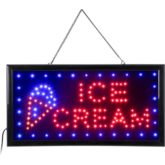 GloboStar ��������� ������� Led ��������� �������� Ice Cream �� ����� Ac 230V �48 x �25 x �2cm - (75691)