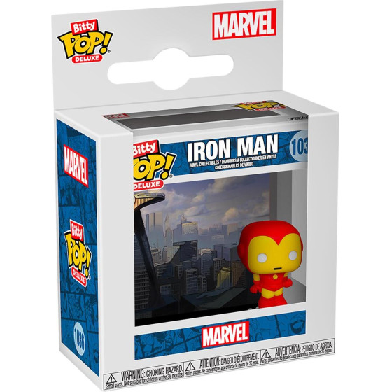 Funko Bitty Pop! Deluxe: Iron Man (AvengerTower) #1036 Vinyl Figure