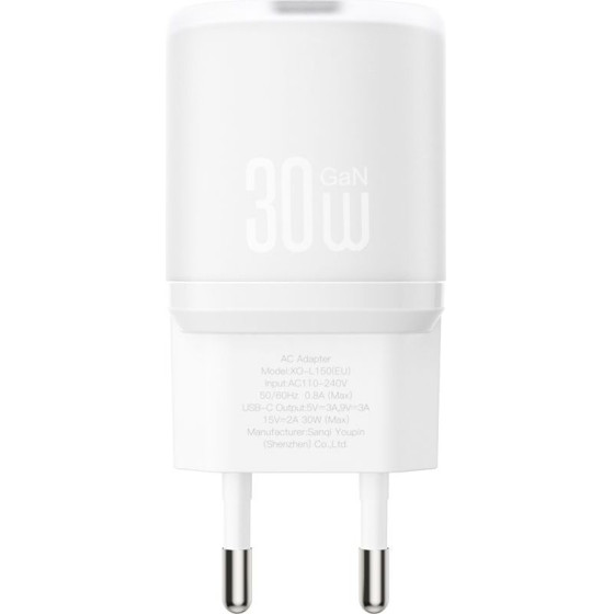 XO L150 (EU) 30W ����� �������� ��������� USB-C �����
