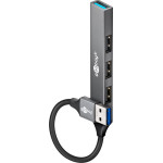 Goobay Usb Hub 4x �����, Usb 3.2, 5Gbps, Usb �������, ���� - (74456)