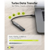 Goobay Usb Hub 4x �����, Usb 3.2, 5Gbps, Usb �������, ���� - (74456)