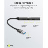 Goobay Usb Hub 4x �����, Usb 3.2, 5Gbps, Usb �������, ���� - (74456)