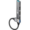 Goobay Usb Hub 4x �����, Usb 3.2, 5Gbps, Usb �������, ���� - (74458)