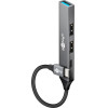 Goobay Usb Hub 4x �����, Usb 3.2, 5Gbps, USB-C �������, ���� - (74459)