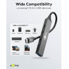 Goobay Usb Hub 4x �����, Usb 3.2, 5Gbps, USB-C �������, ���� - (74459)