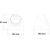 Longse �������� ������ 2.8mm, 5MP, IP67, AOC, Ir ��� 25m - (CMSBHTC500FKE)