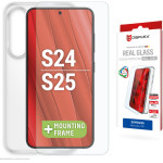 Displex Real Glass 2D Samsung S24/S25 + Case - (01908)