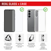 Displex Real Glass 2D Samsung S24/S25 + Case - (01908)