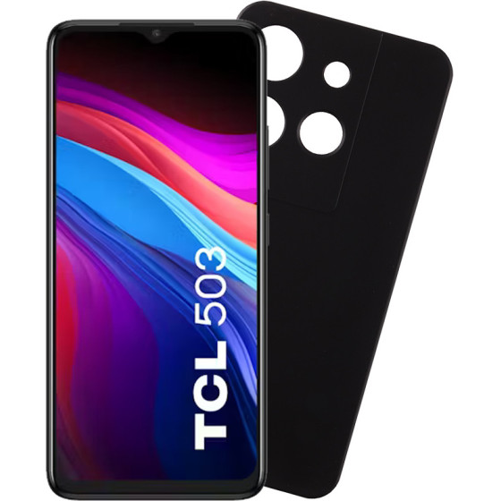 Volte-Tel ���� Tcl 503 6.6'' Silicon Tpu Camera Guard BLACK