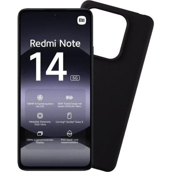 Volte-Tel ���� Xiaomi Redmi Note 14 5G 6.67'' Silicon Tpu Camera Guard BLACK
