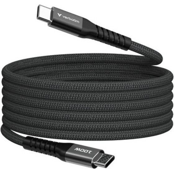 Verbatim Sync & Charge Usb C To Usb C 100W Magnetic 120 Cm - Black - (31863)