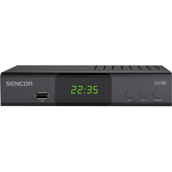 Sencor ������ DVB-T2 �� ���������� HEVC/H.265, Hdmi ��� Usb - (Sdb 5007T)